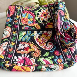 Vera Bradley Disney Midnight Mickey Crossbody Bag